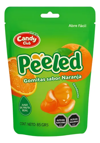 Peeled Naranja 85g Candy Club