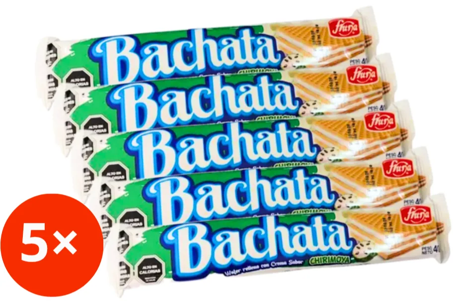 Bachata Chirimoya 40g Fruna Pack 5 unidades