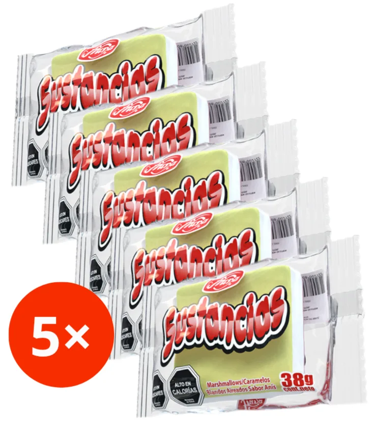 Sustancias 38g Fruna Pack 5 unidades