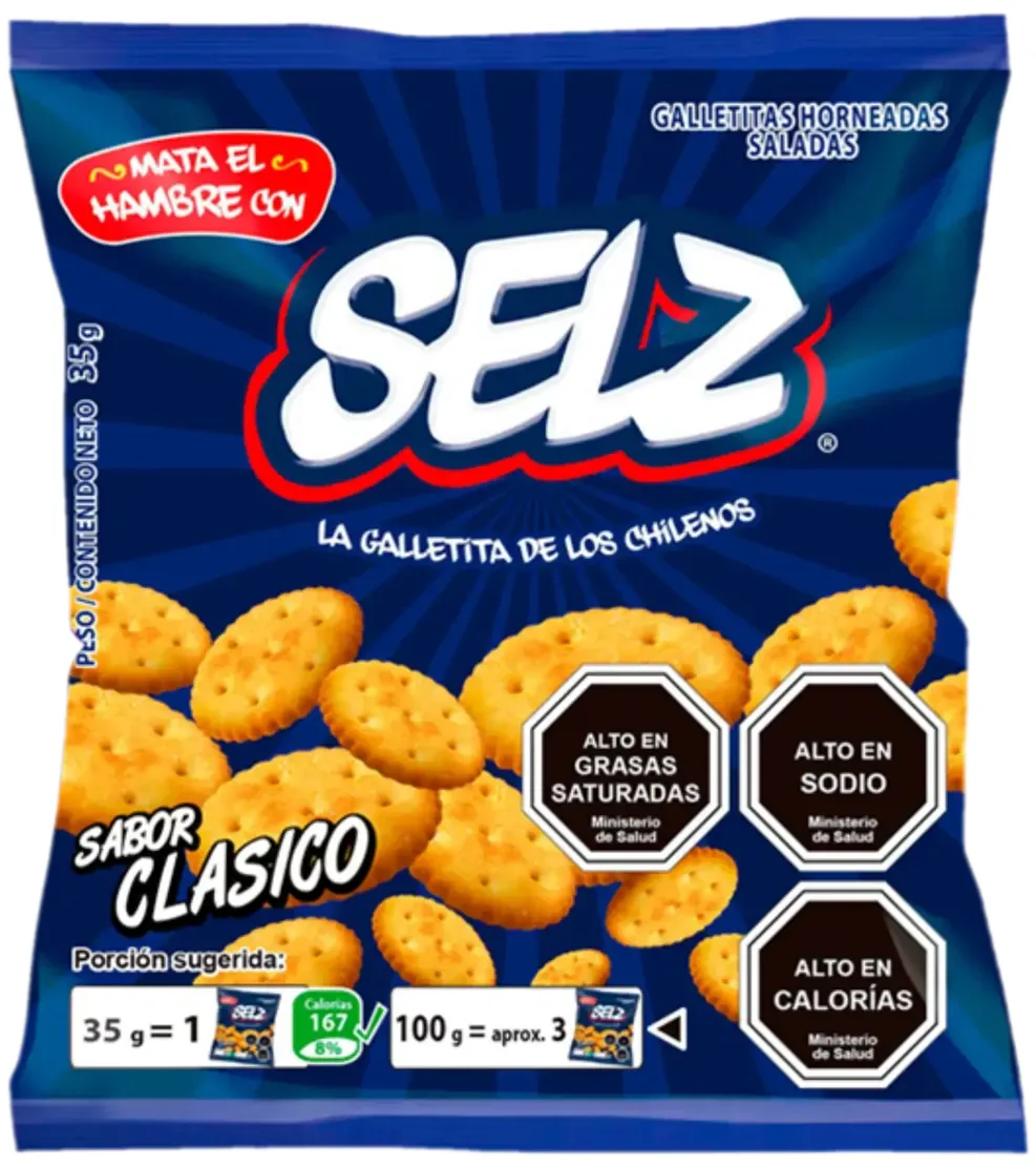 Galletas Saladas Clásica  35g Selz