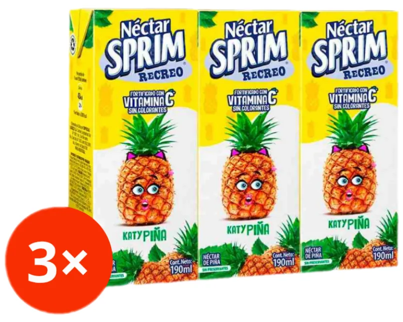 Bombillin Piña TriPack Sprim