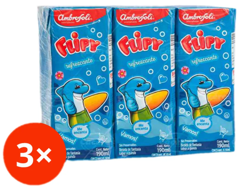 Bombillin Flipy  TriPack Ambrosoli