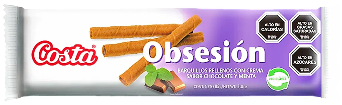 Obsesión Menta Chocolate 85g Costa