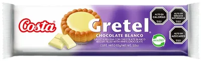 Gretel Chocolate Blanco 85g Costa