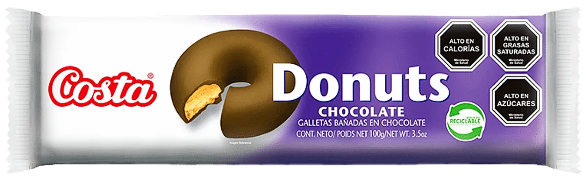 Donuts Chocolate 100g Costa