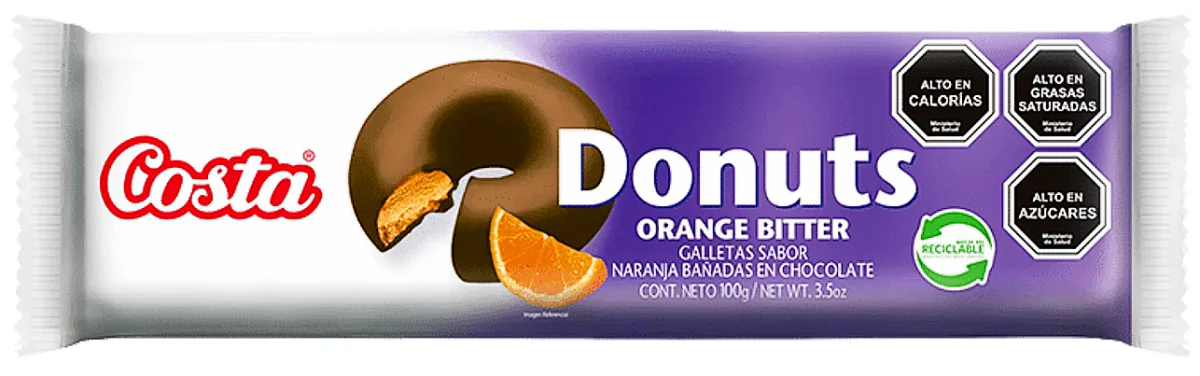 Donuts Naranja Bitter 100g  Costa