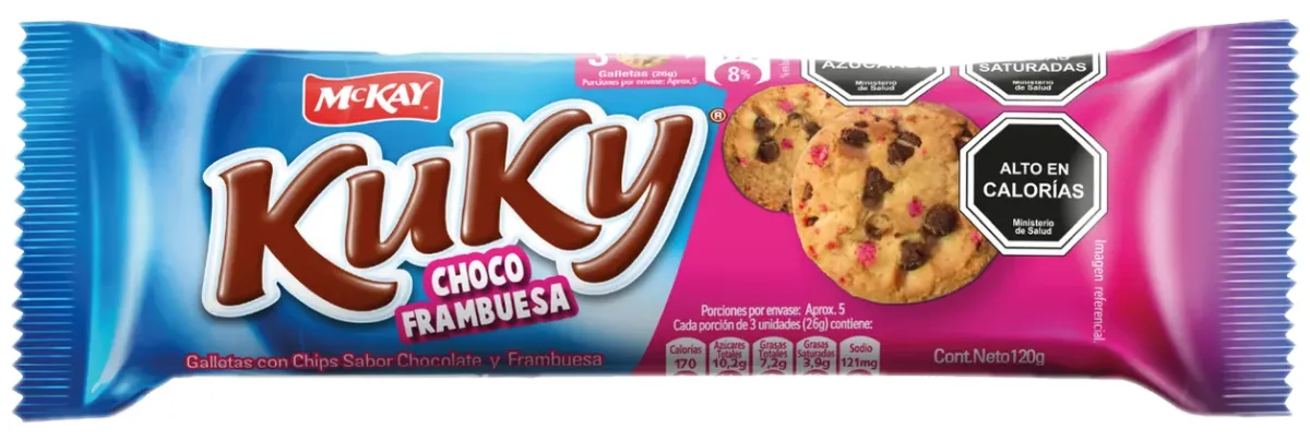 Kuky Choco Frambuesa 120g McKay