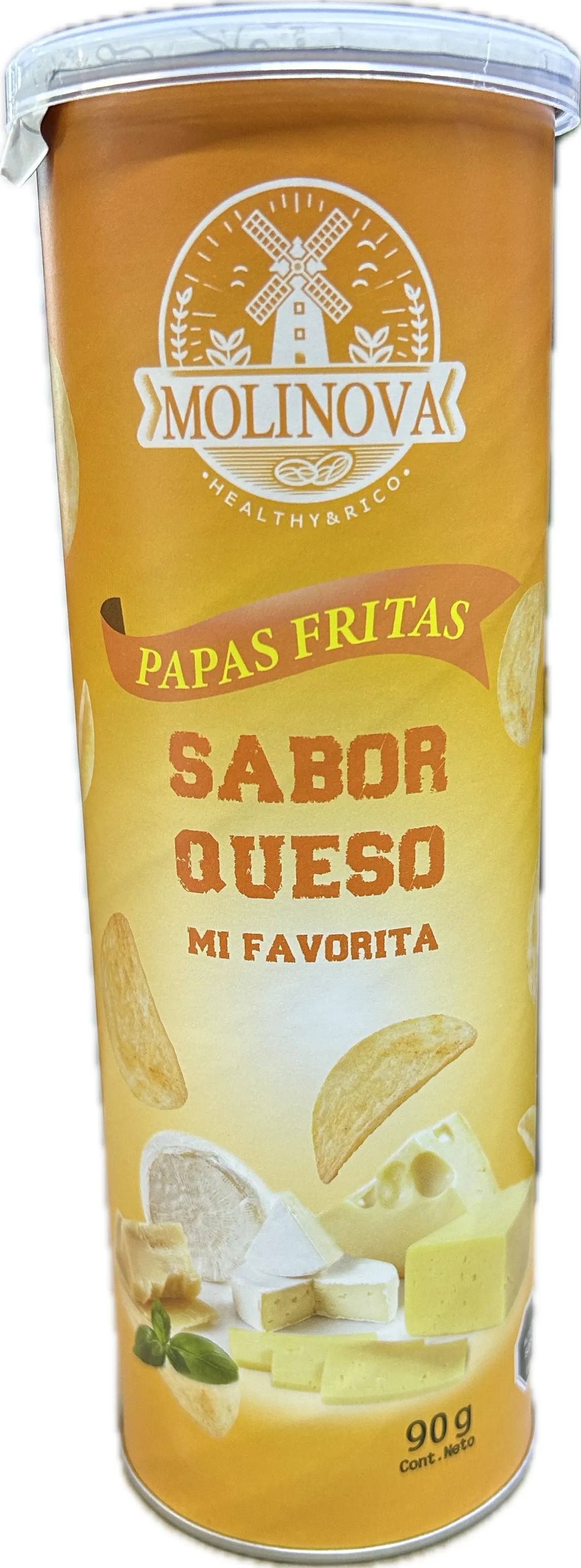 Papas Fritas Queso 90gr Molinova