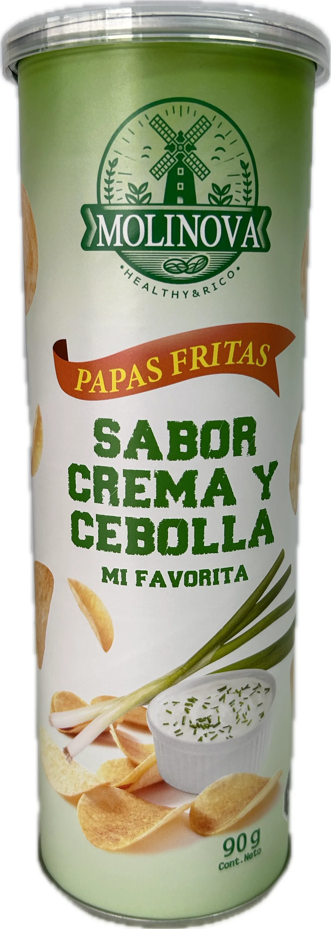 Papas fritas crema cebolla 90gr Molinova