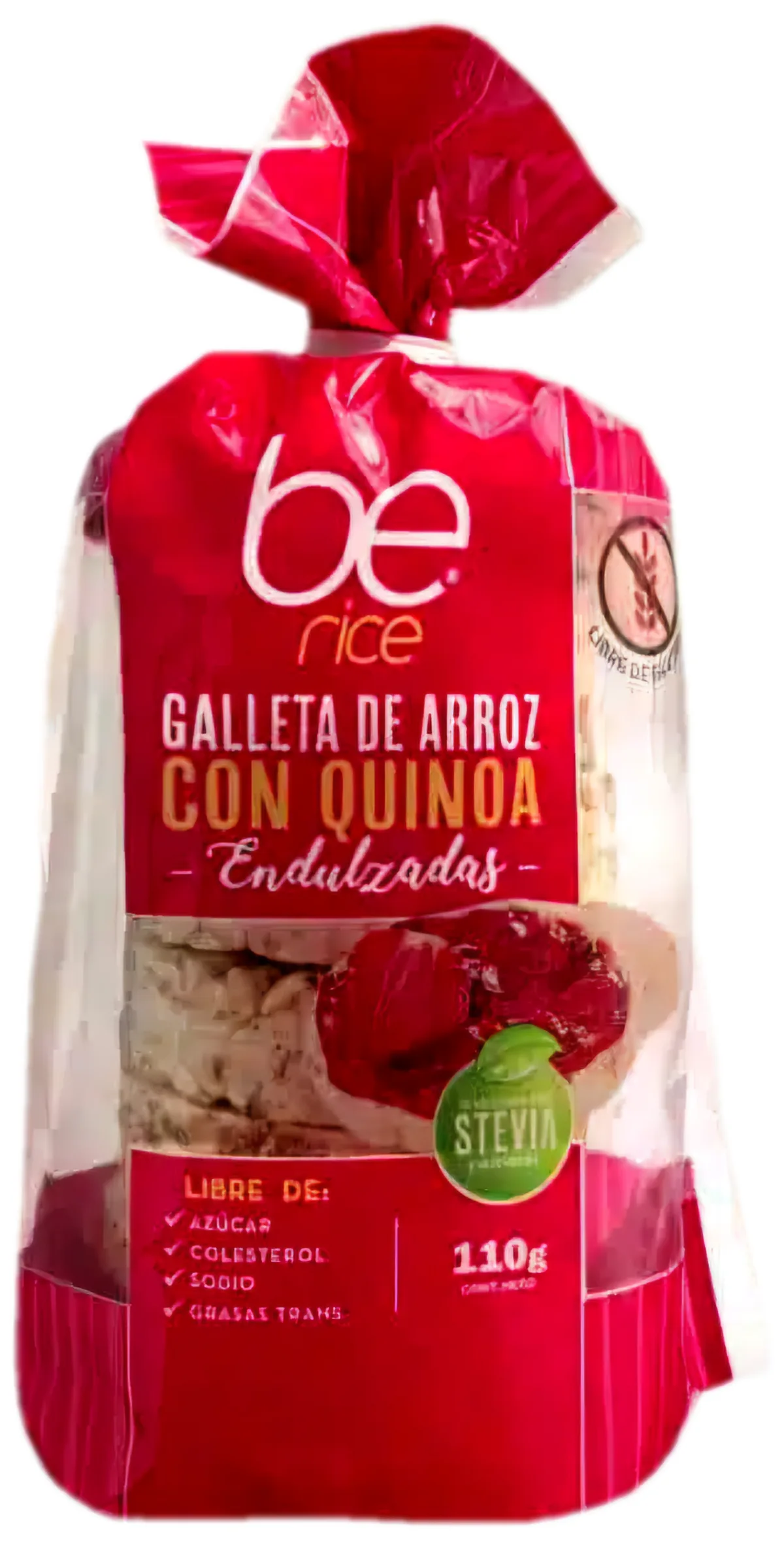 Galleta de Arroz con Quinoa Endulzada 110g Be Cookies