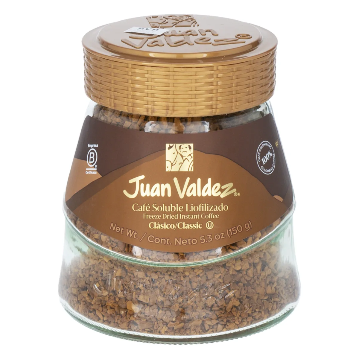 Café instantáneo Juan Valdez 150g