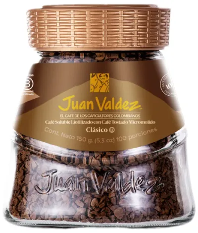 Café Liofilizado Tradicional 150g Juan Valdez