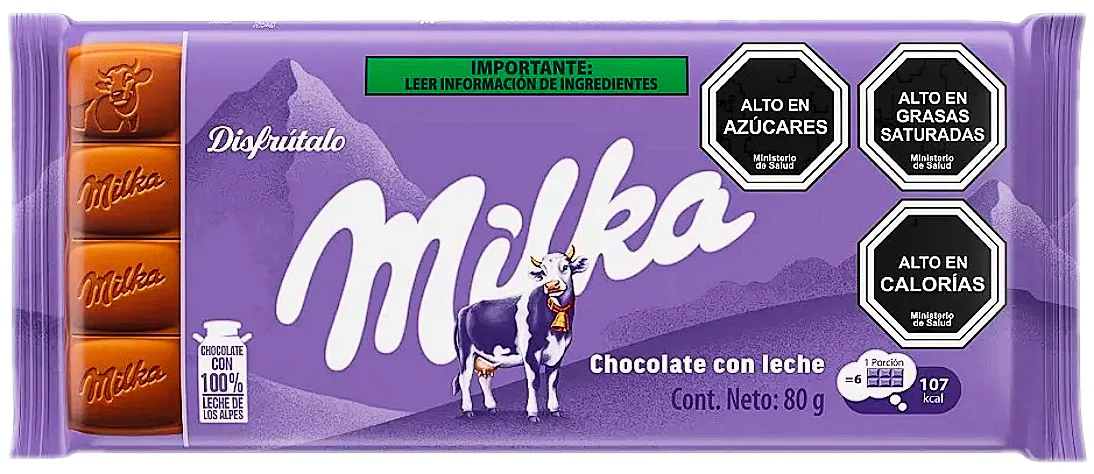 Chocolate con Leche 80g Milka
