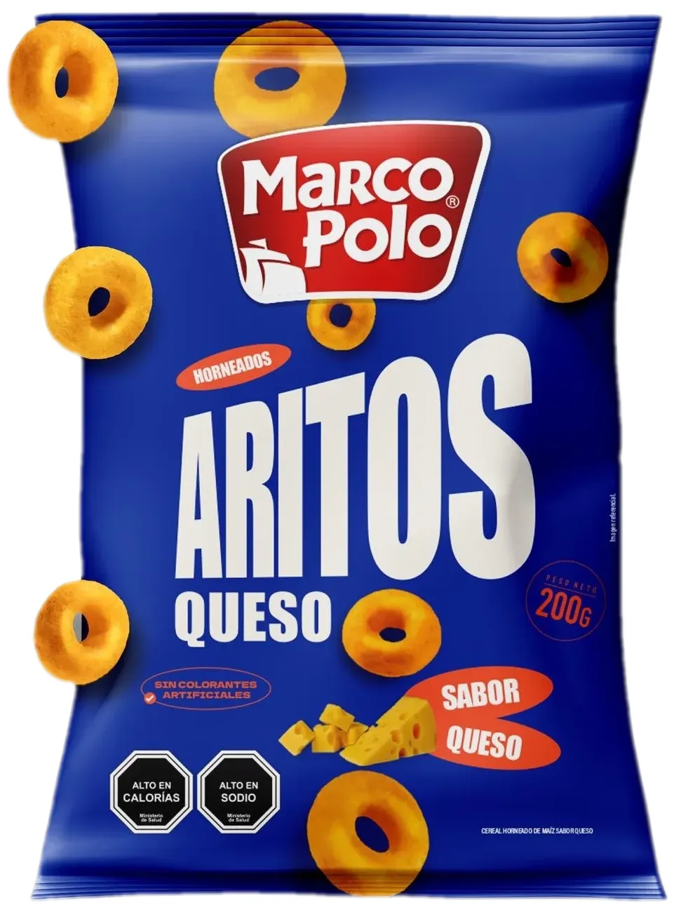 Aritos Queso 200g Marco Polo
