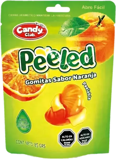 Peeled Naranja 85g Candy Club