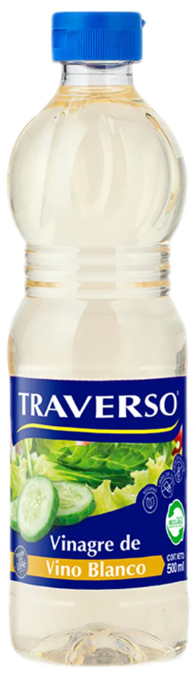 Vinagre de Vino Blanco 500ml Traverso