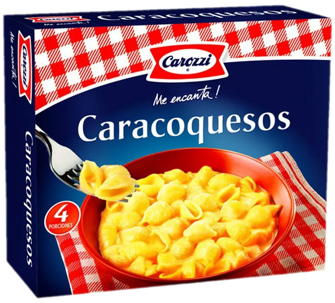 Caracoquesos 296g Carozzi