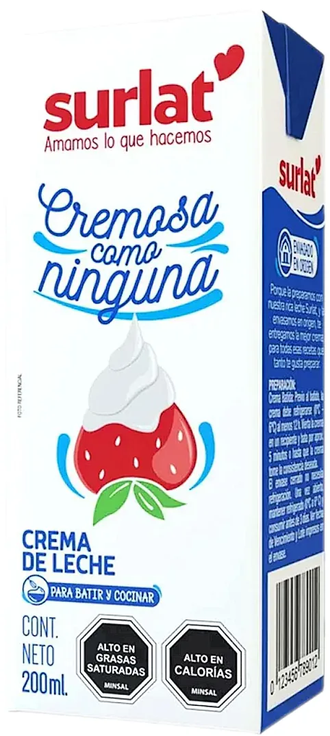 Crema de Leche 200g Surlat