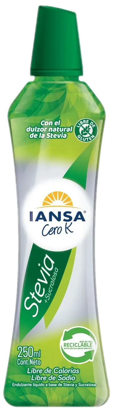 Endulzante Líquido 250ml Iansa Cero K