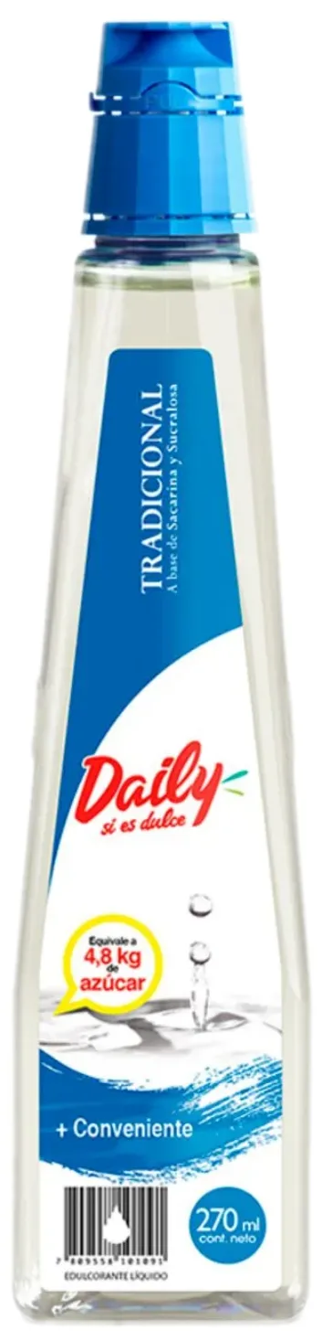Endulzante Líquido Tradicional 270ml Daily
