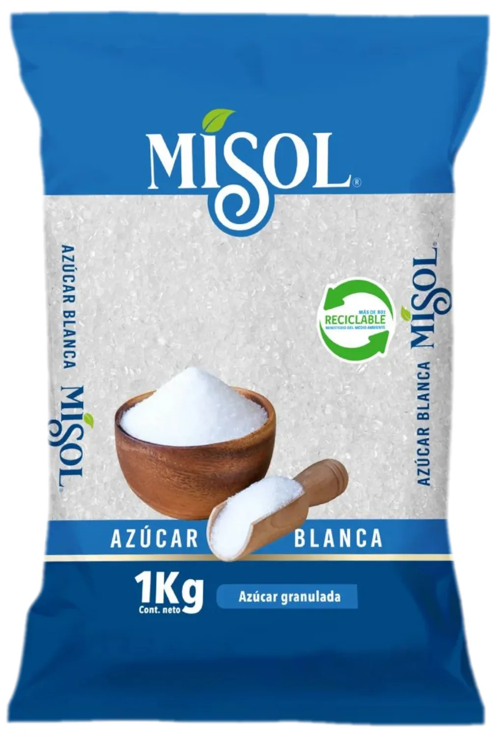 Azúcar Granulada 1Kg Mi Sol