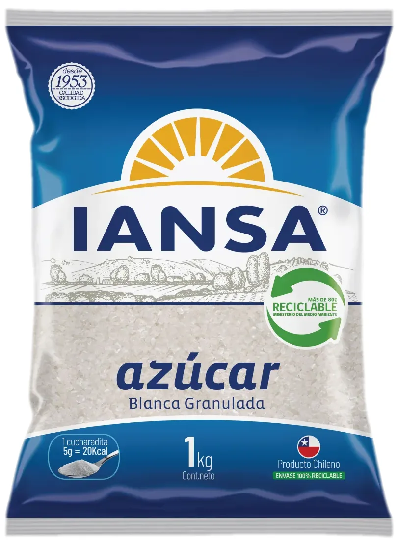 Azúcar Granulada 1Kg Iansa