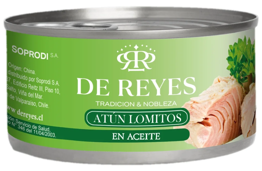 Atún Lomitos en Aceite 140g De Reyes