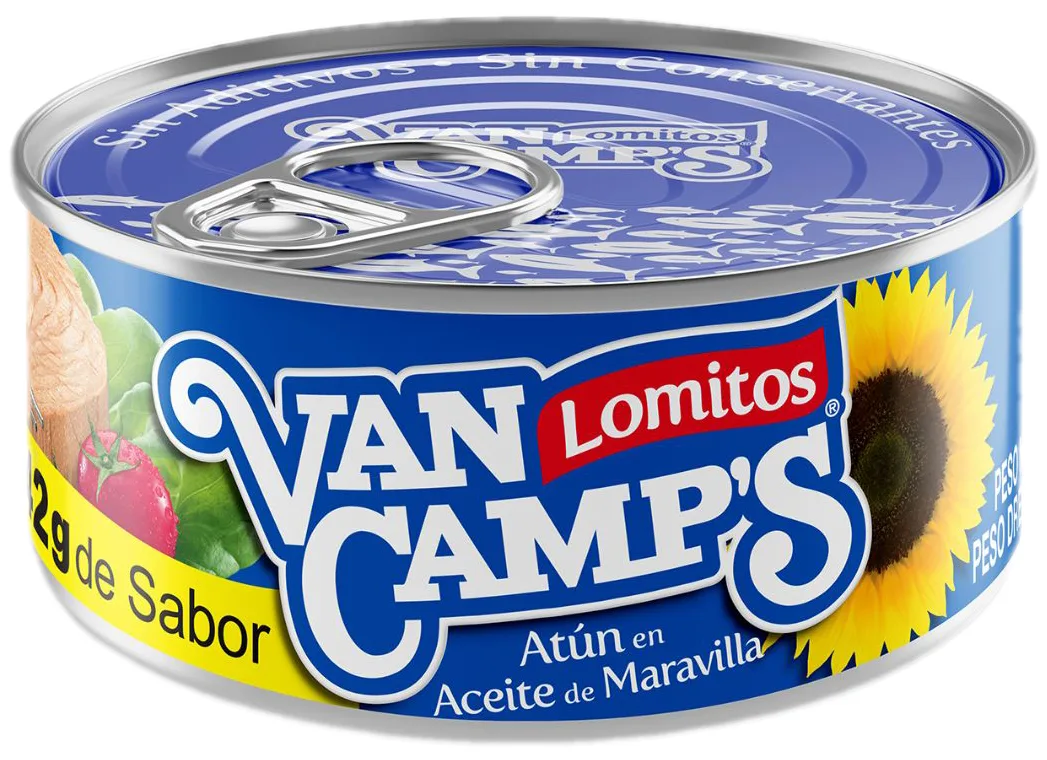 Atún lomitos en Aceite 142g Van Camps