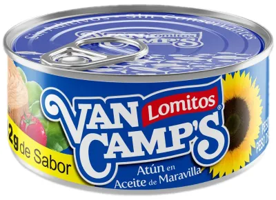 Atún lomitos en Aceite 142g Van Camps