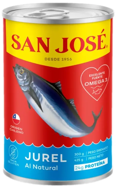 Jurel al Natural 425g San José