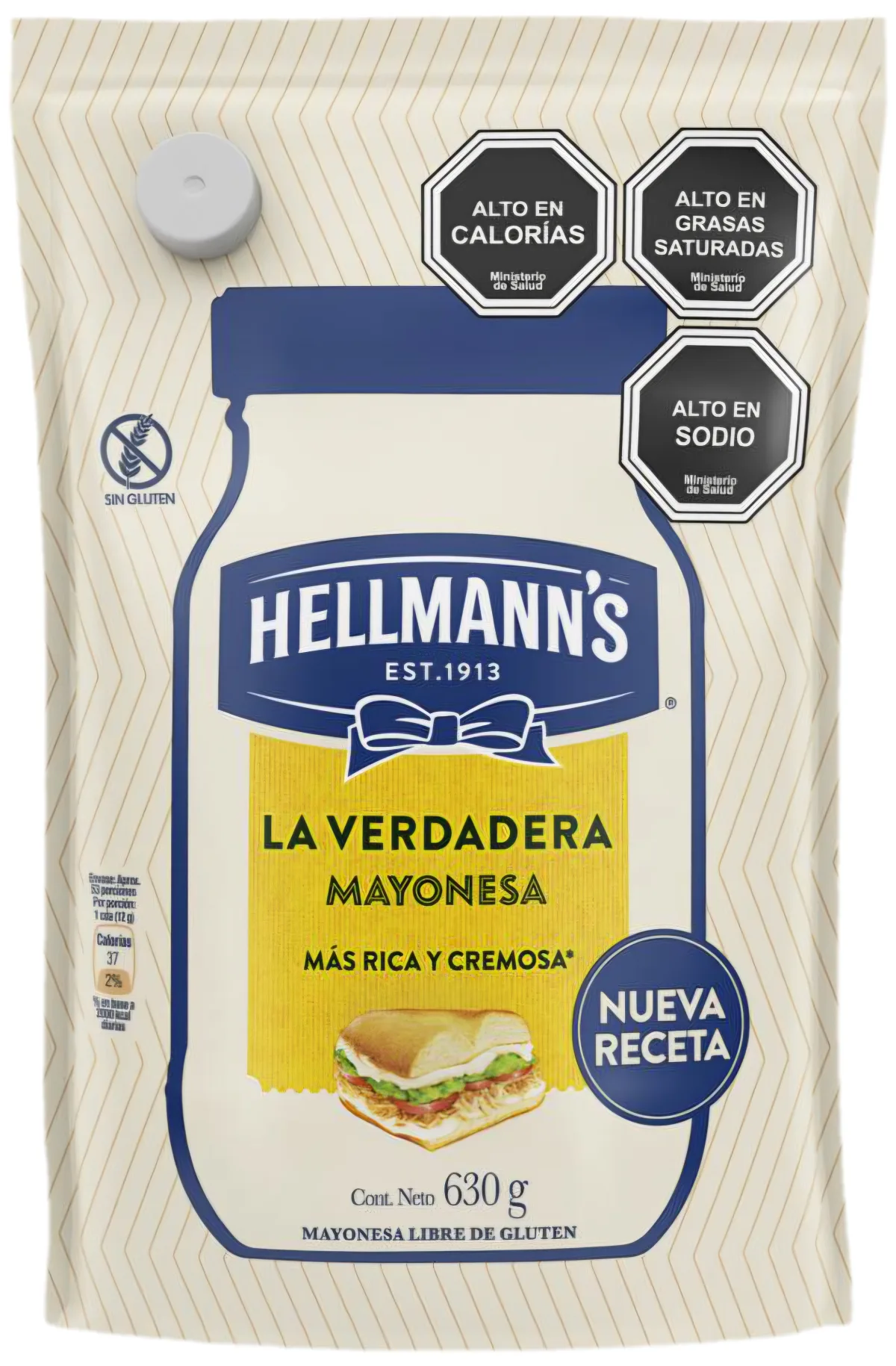 Mayonesa 630g Hellmann's