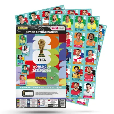 Set de Actualización Álbum 120 Láminas FIFA World Cup 2026 Panini