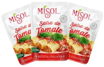 Salsa de Tomate 200g Mi Sol Pack 3 unidades