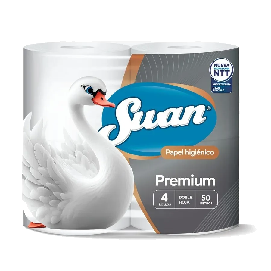 Papel Higiénico Mi Hogar 50mt 4 unidades Swan