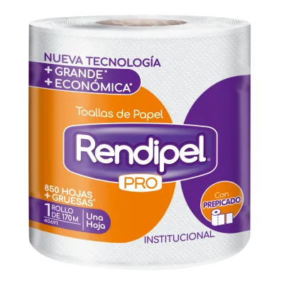 Toalla de papel 170mt Rendipel