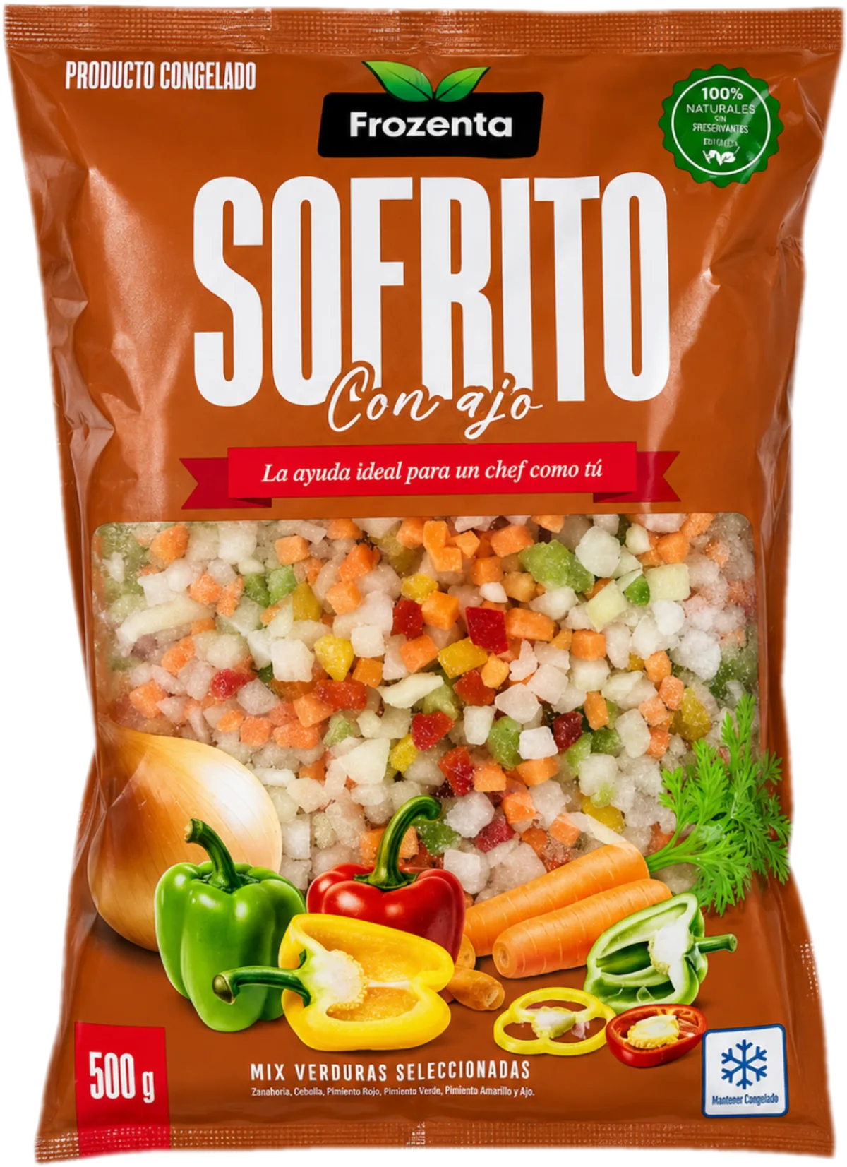 Sofrito con Ajo 500g Frozenta