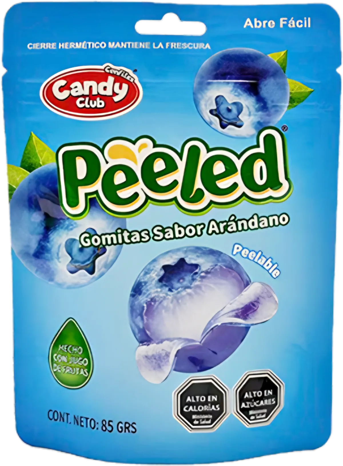 Gomitas Peeled Arandano 85g Candy Club