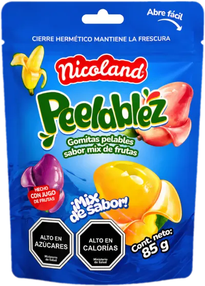 Gomitas Peelablez Mix de Sabor 85g Nicoland
