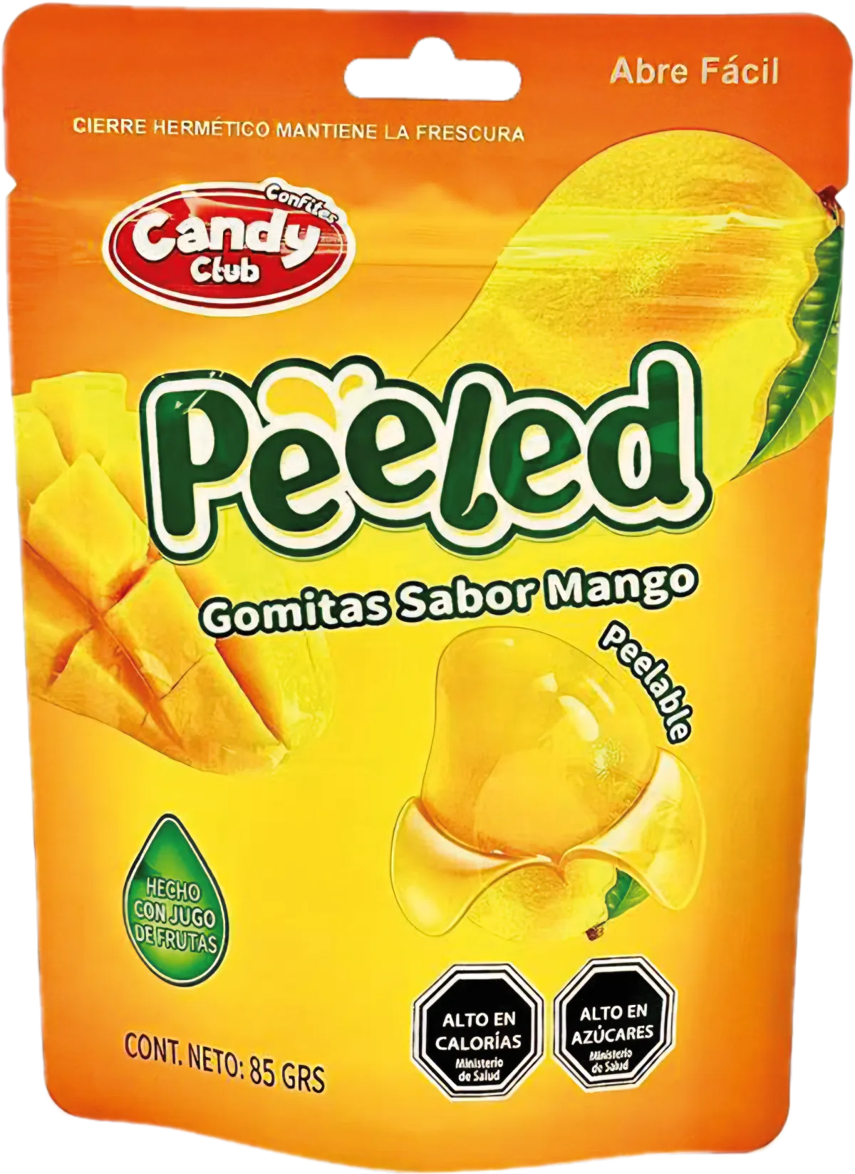 Gomitas Peeled Mango 85g Candy Club