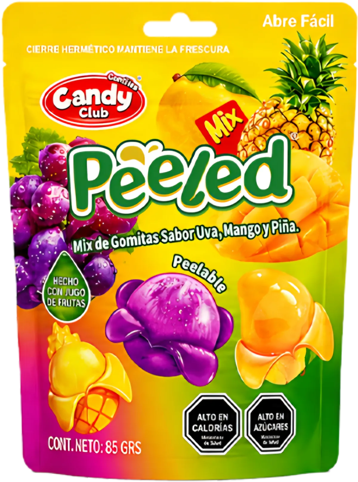 Gomitas Peeled Mix UMP 85g Candy Club