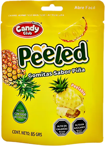 Gomitas Peeled Piña 85g Candy Club