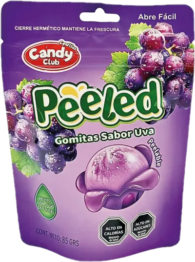 Gomitas Peeled Uva 85g Candy Club