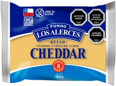 Queso Cheddar 160g Los Alerces