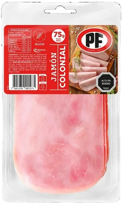 Jamón Colonial  75g PF