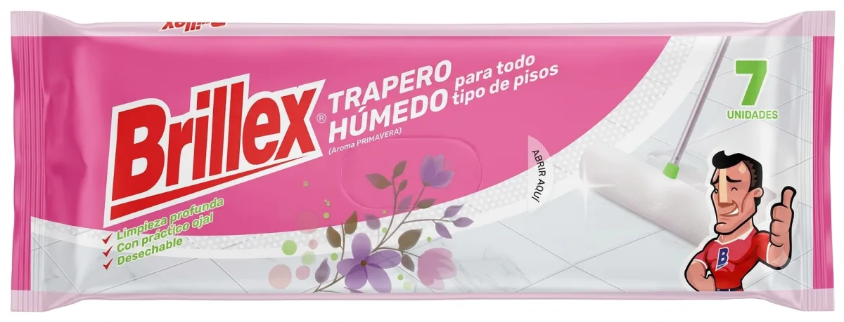 Trapero Húmedo Primavera 7 unidades Brillex
