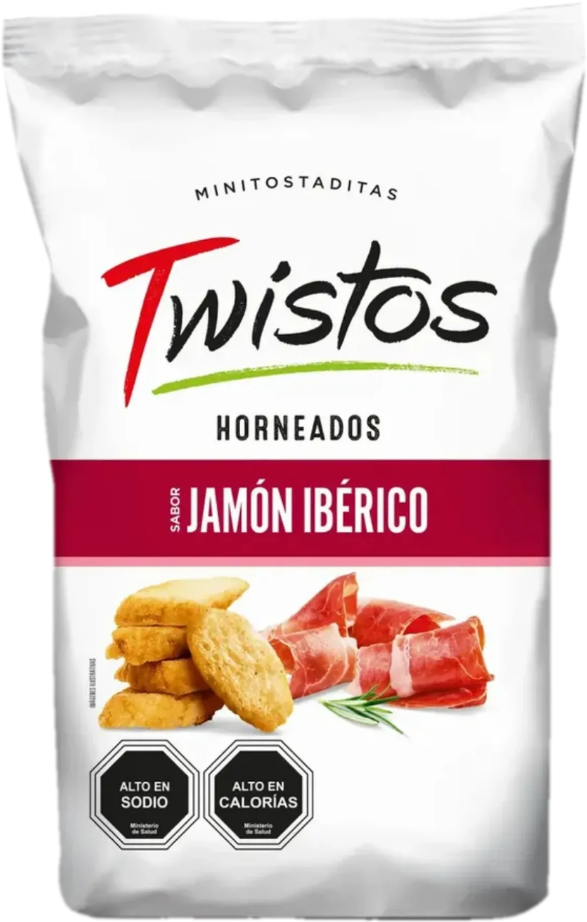 Minitostaditas Jamón Ibérico 100g Twistos