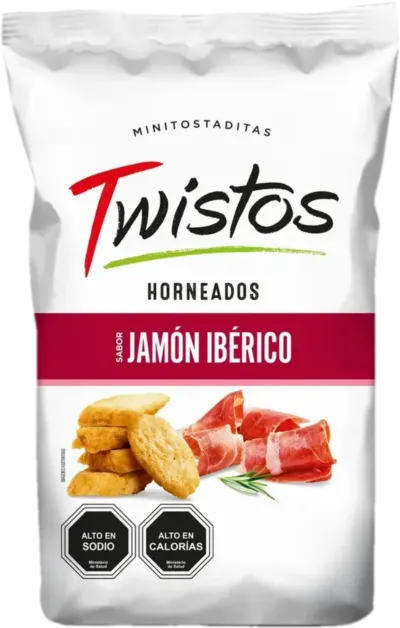 Minitostaditas Jamón Ibérico 100g Twistos