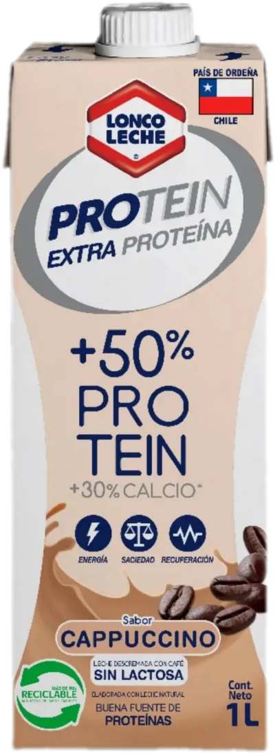 Leche Protein Cappuccino 1L Loncoleche
