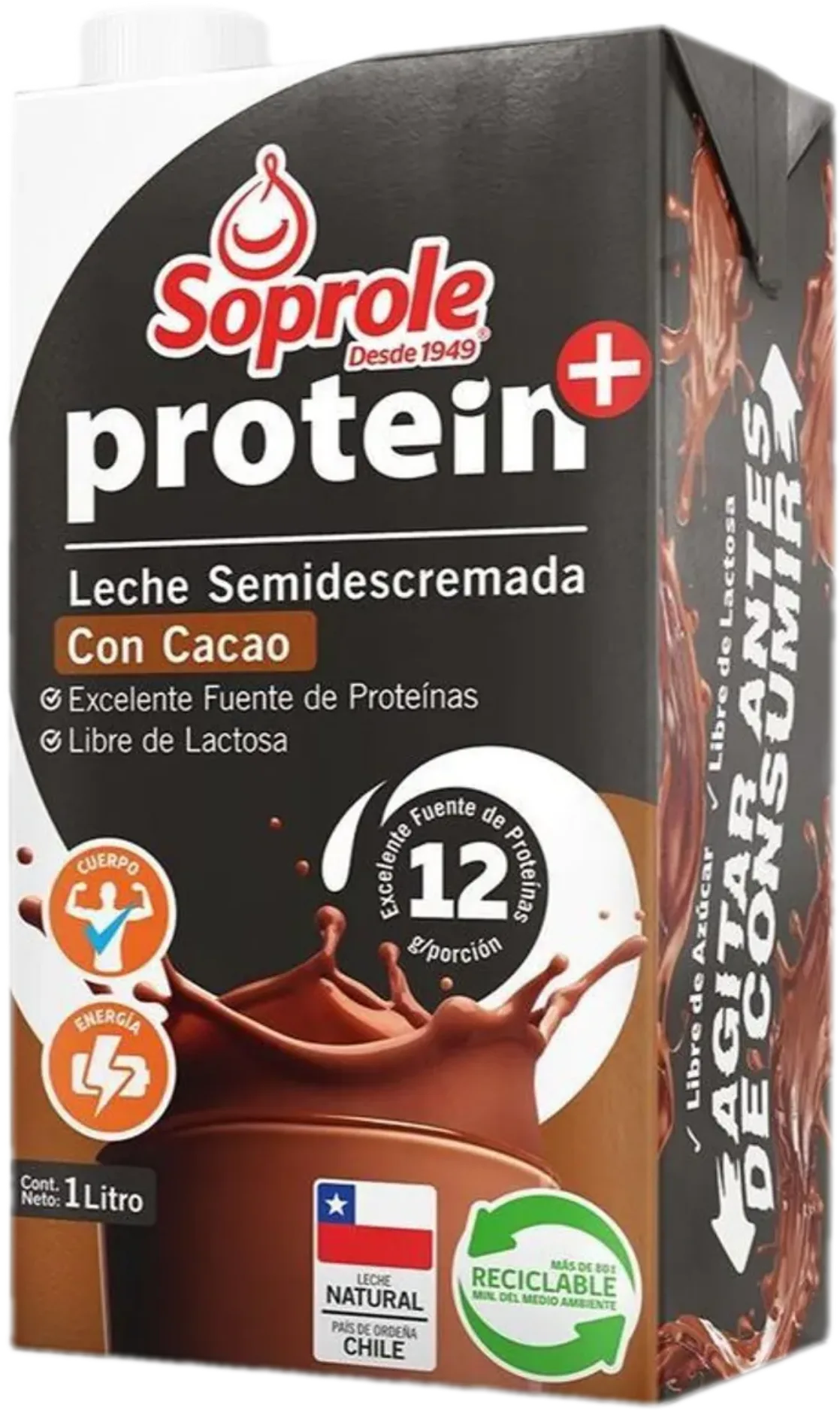 Leche Protein Chocolate 1L Soprole
