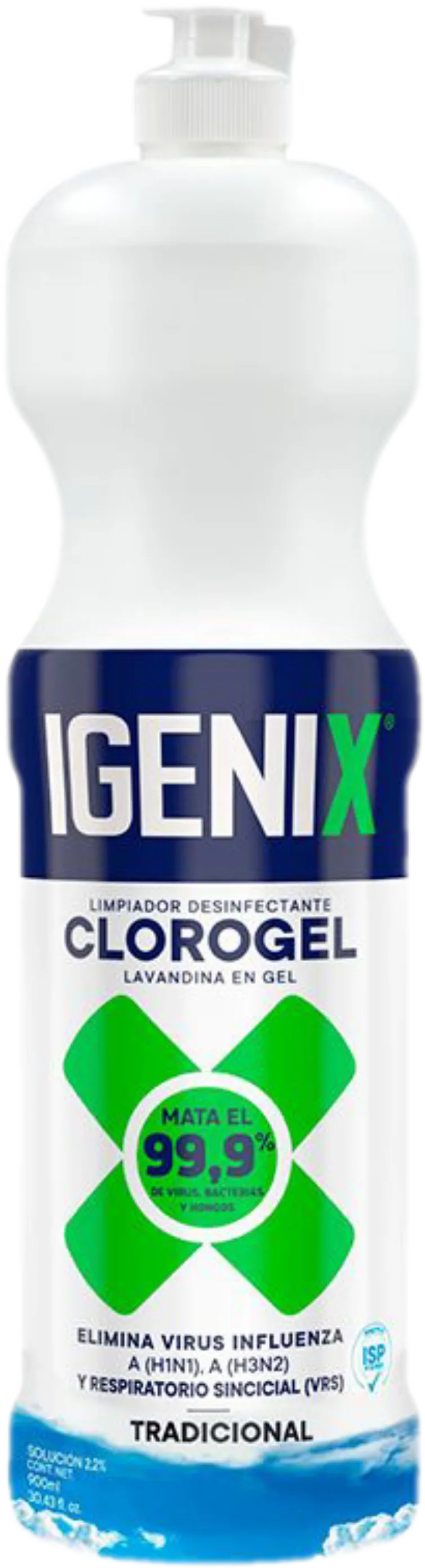 Cloro Gel Tradicional 900ml Igenix
